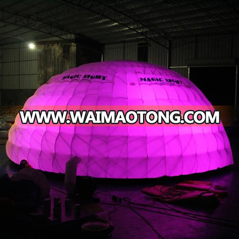 LED inflatable dome tent portable led light inflatable tent BG-A0618