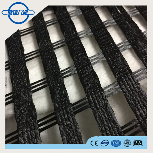 China Best Selling polyester geogrid For retaining wall