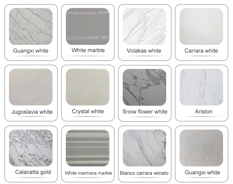 Wholesales good price flooring tiles polished italian white carrara marble