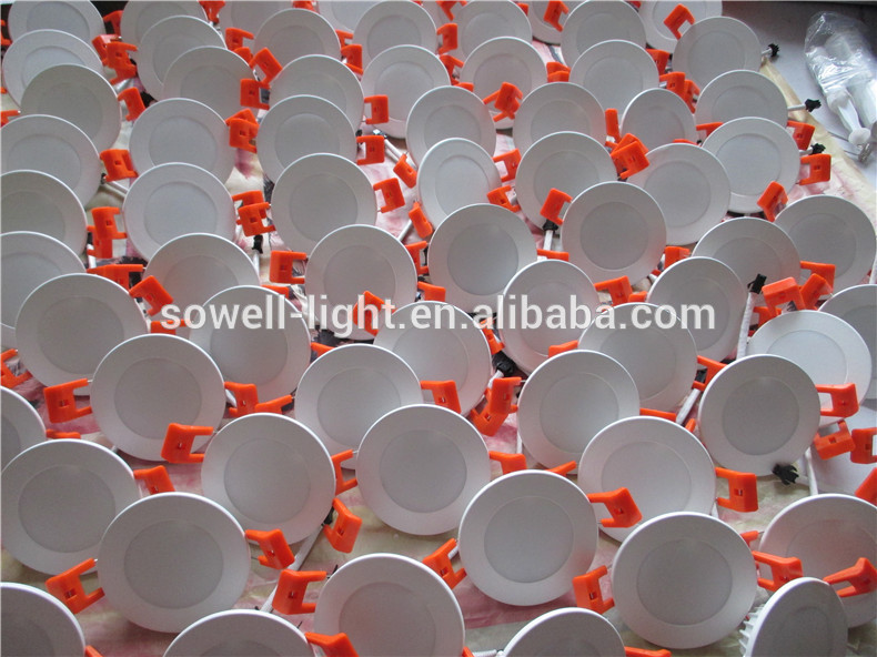 High Lumen Bridgelux Round Panel SMD Slim LED Light Panel