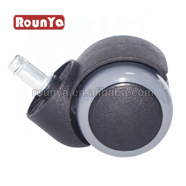 5 pack office chair caster wheel standard size replacement swivel rolling 11 x 22 mm stem