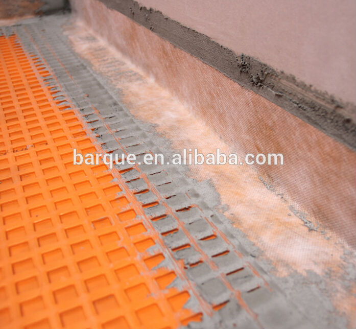 uncoupling membrane for cookhouse waterproofing