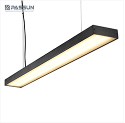 Modern commercial office lighting led light fixtures ceiling hanging led chandelier linear pendant lamp