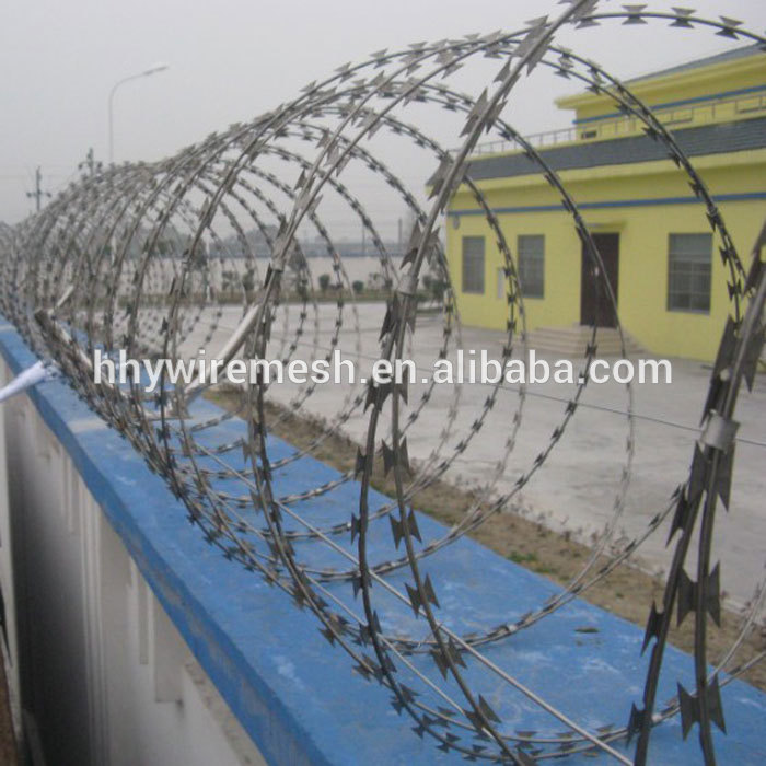 Supply contemporary cheap price high quality crossed razor barbed wire