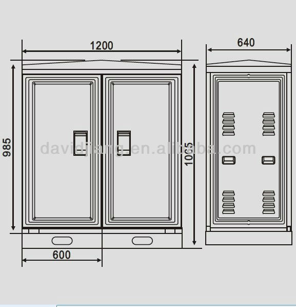 composite meter bo Integartion box SMC Compoud Materials Nonmetallic Box Body Series