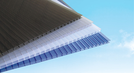 UV protective polycarbonate hollow sheet