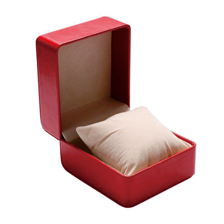 Hot Sale Cheap Bracelet Display Leather Single Custom Watch Box with Pillow