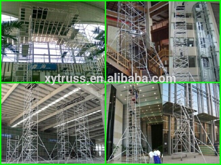 aluminum layer scaffolding truss