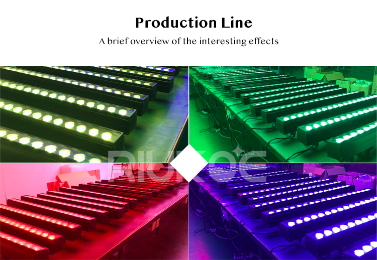 wholesale wall washer projector 18x10W RGBW 4in1 indoor led light bar