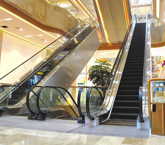 Supermarket Qualified VVVF Drive Indoor home escalator