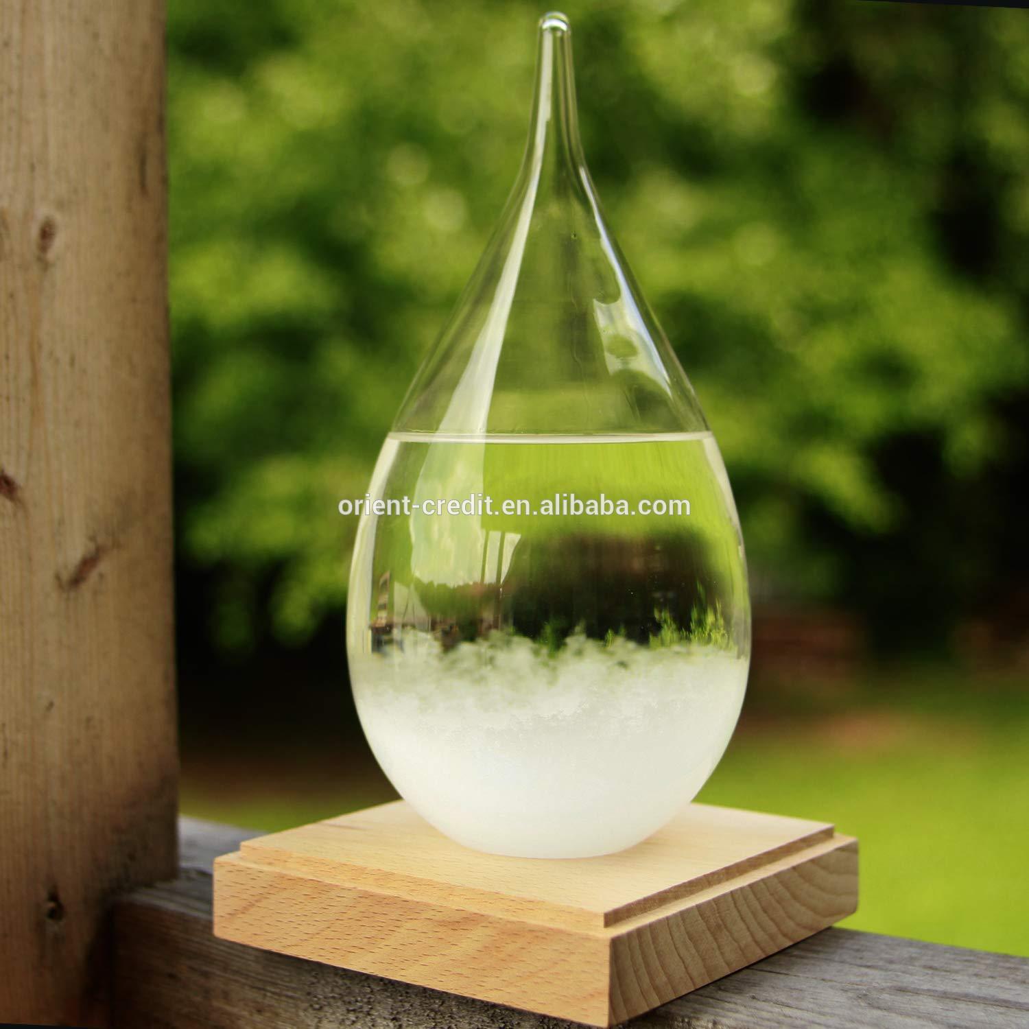 Storm Glass Weather Predictor - Weather Glass Predictor 2 in 1 Set