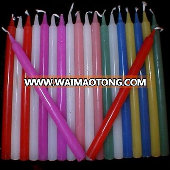 White stick paraffine wax candle for Nigeria /white candle