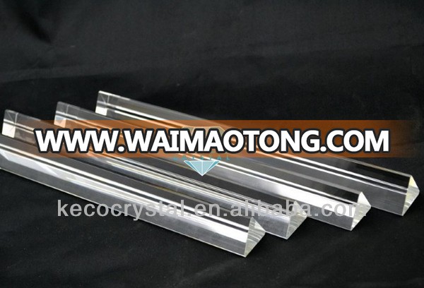 K9 crystal triangular prism, keco crystal is work on good quality chandelier parts in China