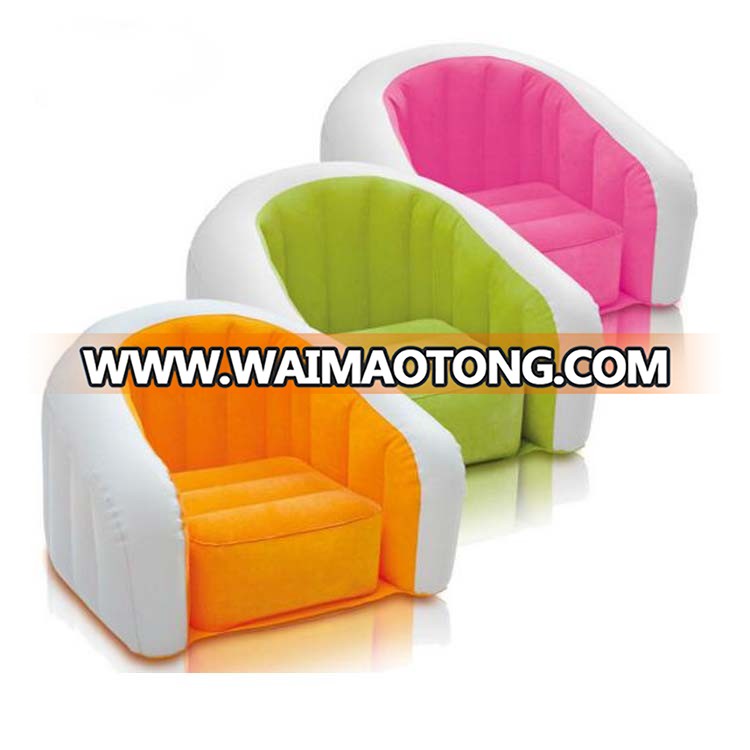 Wholesale cartoon animal shaped pvc inflatable sofa for kids