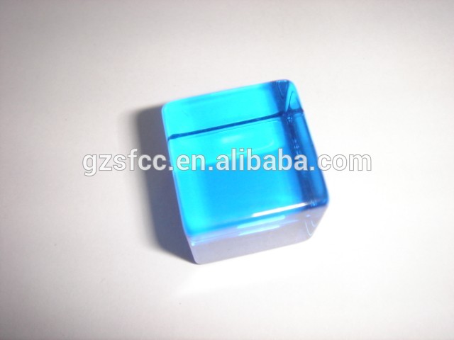 Colourful Square or Round Plastic Acrylic Block