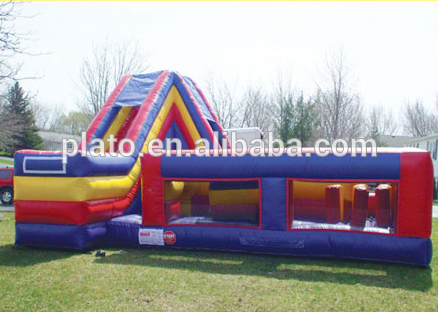 New design gift shape giant inflatable bouncer house for kids