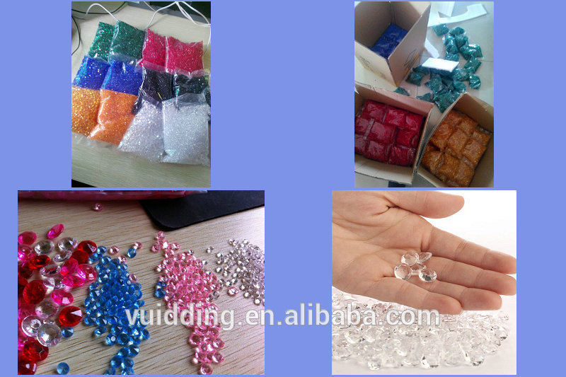 Fancy Wedding Diamond Scatters For Acrylic Crystals Table Decoration