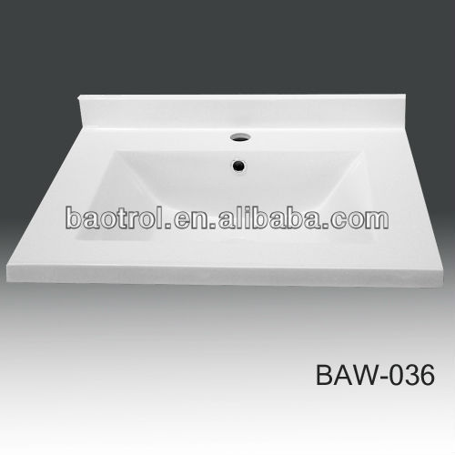 gel coat resin pedestal basin new,solid surface pedestal sink