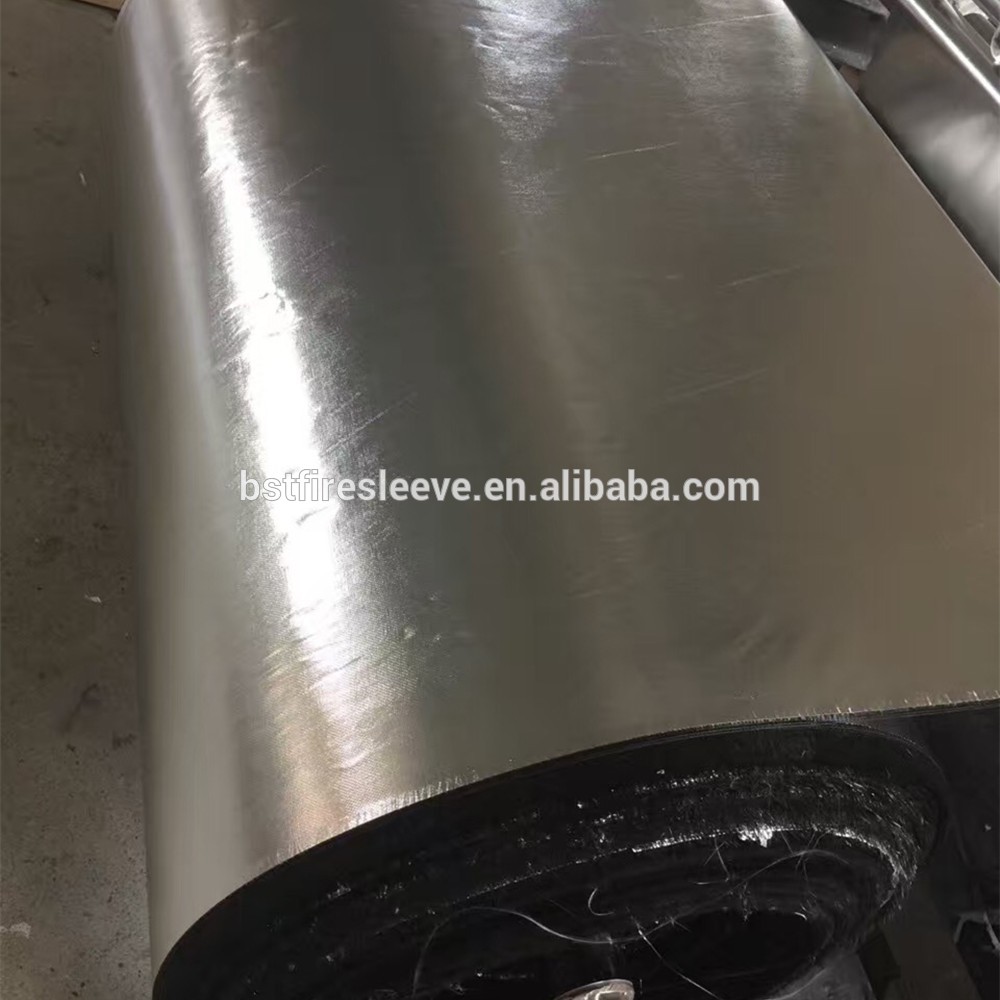 Heat Radiant Protection Aluminum Foil Backed Fiberglass Cloth