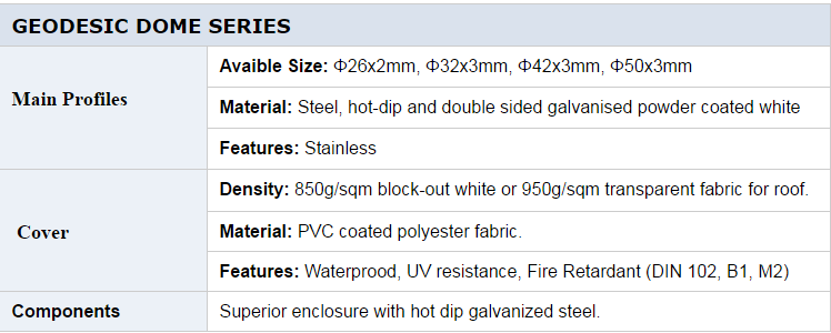 6-8 person special transparent garden geodesic dome tent for sale