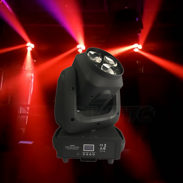 Pro light 3x40w rgbw 4in1 mini bee eye rotating zoom wash led moving head