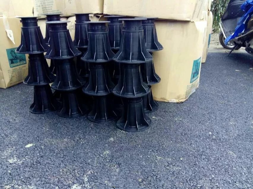 Outdoor raised paver floor support adjustable plastic terrace pedestals