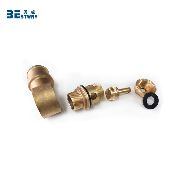 Different sizes available stop structure bronze ferrule valve