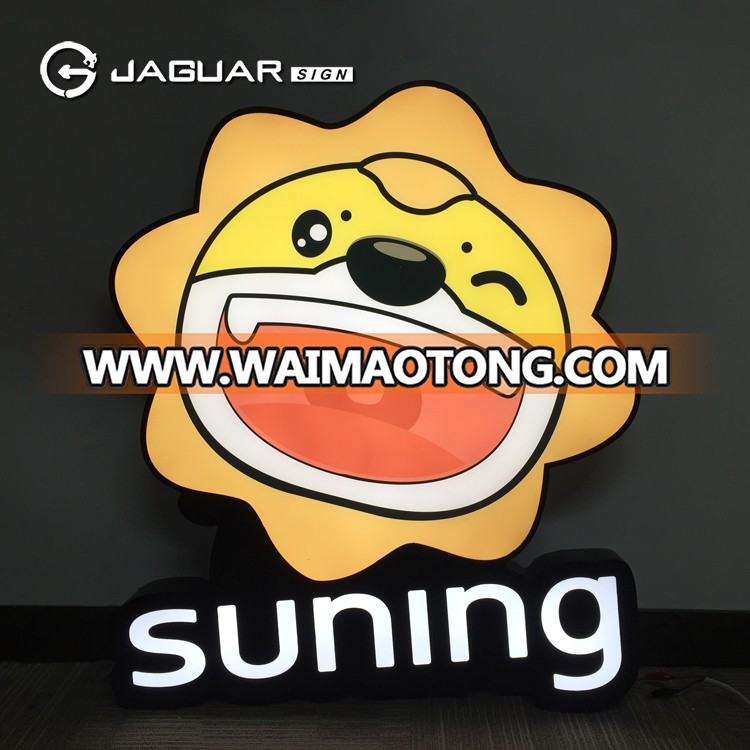 Manufacturer Custom Outdoor Store Stainless Steel Led Light Box Sign