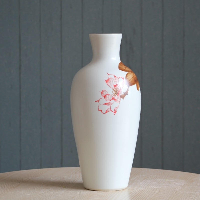 Hand painted ceramic wedding decoration flower vase