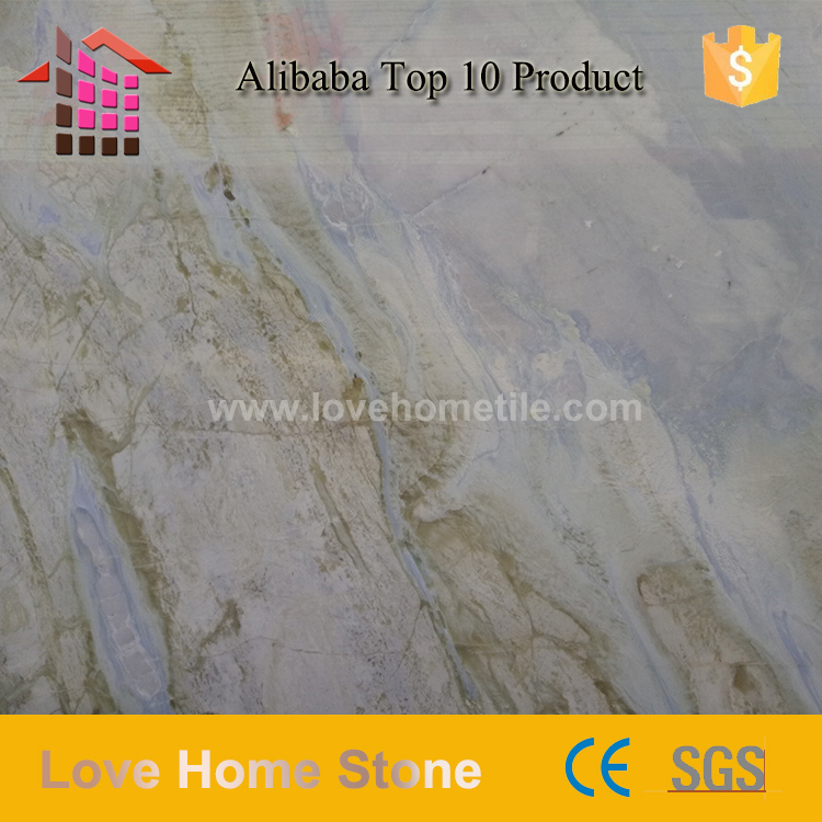 Wholesale China factory floor onyx white marble glass tile