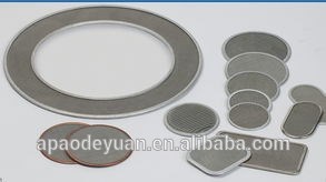 Factory supply stainless steel filter discs / 100 micron stainless steel mesh screen / filter mesh