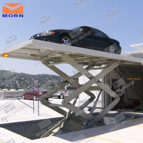 10 ton heavy duty scissor car lift platform for warehouse