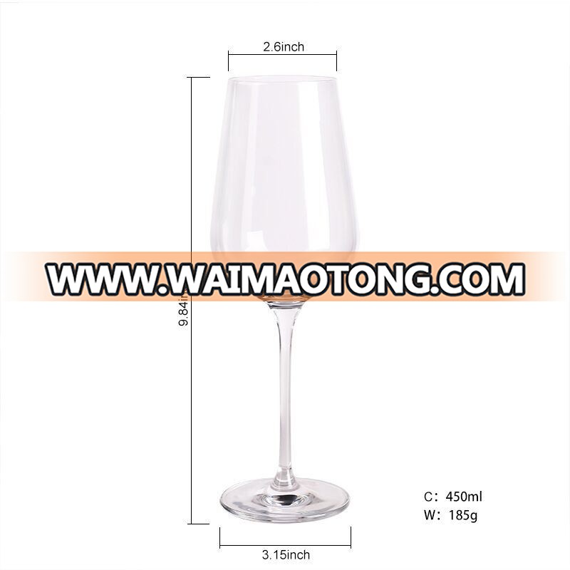 W02 China Factory Price  Customization Crystal Red Wine Glasses