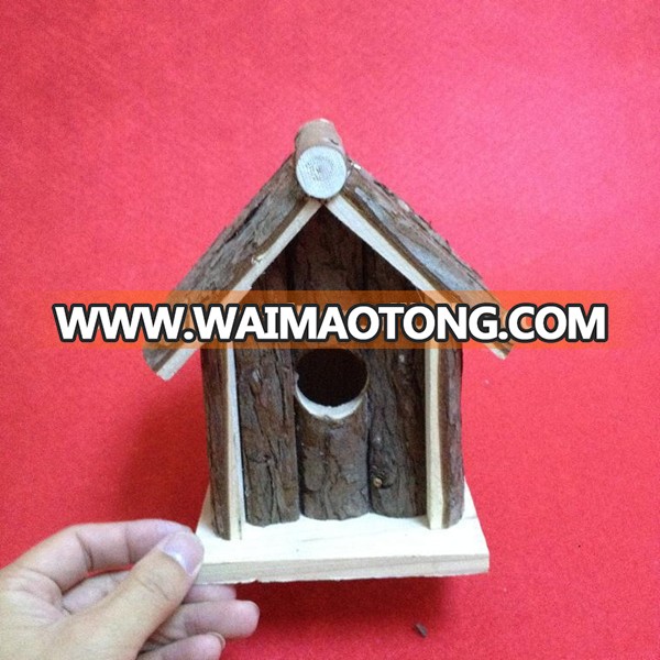 Wooden Birdhouses Nest Naturals Cedar Outdoors Hanging Garden Decoration