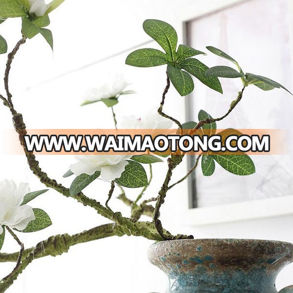 Wholesale 10 heads artificial azalea flower for home decoration