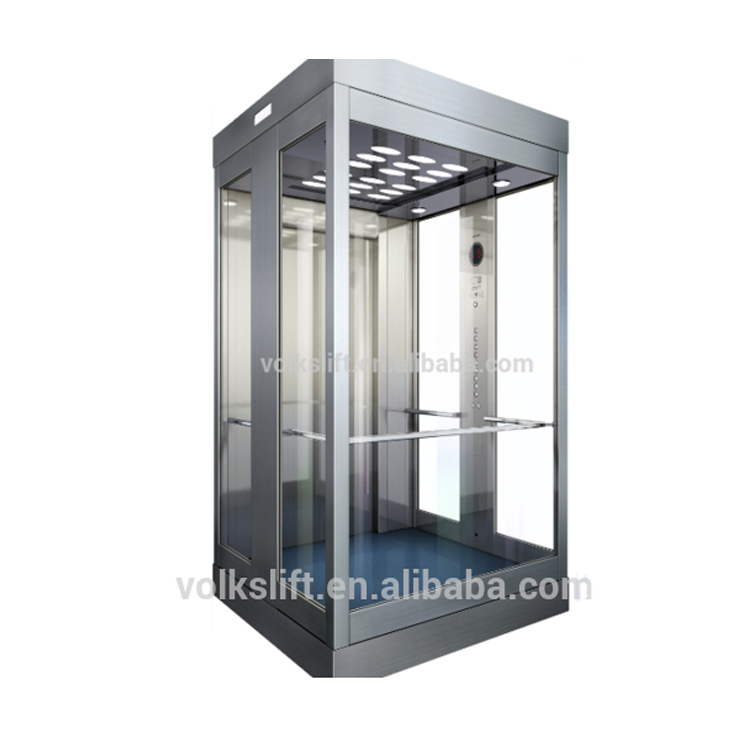 Sightseeing Lift Panoramic Glass Cheap Small Indoor Home Elevator