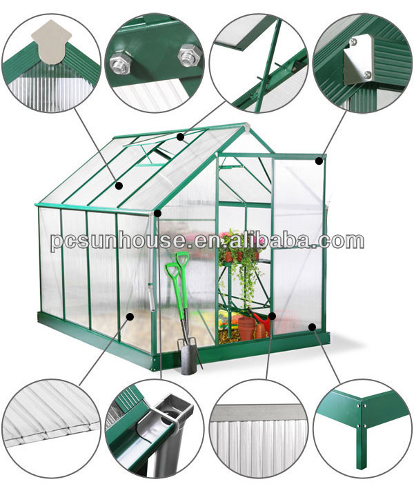 greenhouse triangle shape roofing polycarbonate sheet for sale