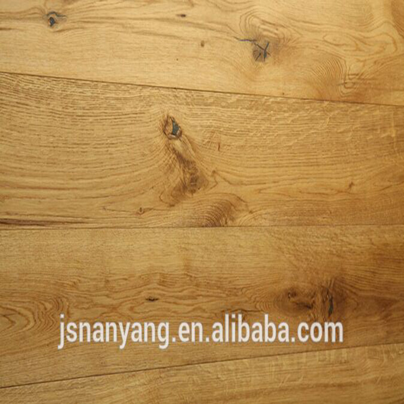 Reclaimed UV lacquered interlocking oak engineered wood flooring Factory for sale