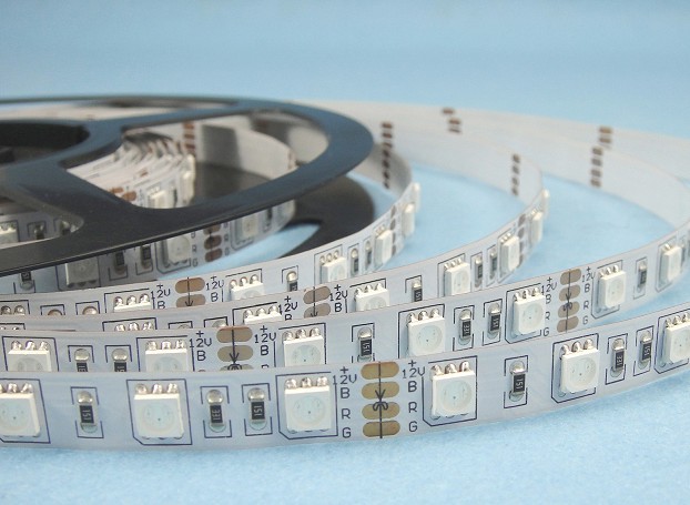 indoor and outdoor use 60leds/m 5050 LED Strip RGB DC 12V/24V