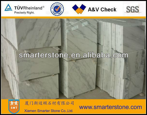 China Carrara White Marble Slab and Tiles