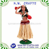 hawaii hula men dancing doll