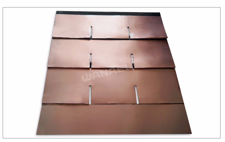 Easy Installation High Quality Stone Coated Metal Villa Softtextle Corrugated Copper Roof Sheet