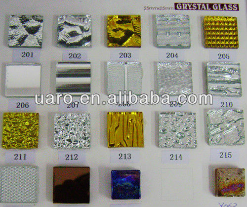 Silver Foil New Design  Glass Mosaic Tile