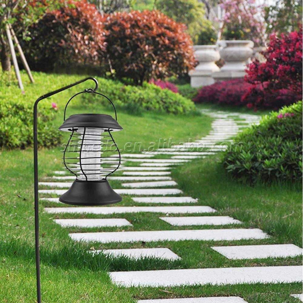 Shinedo Solar Mosquito Light, Waterproof Wireless Portable Hanging Bulb Bug Zapper Solar LED Mosquito Killer Lamp Insect Trap