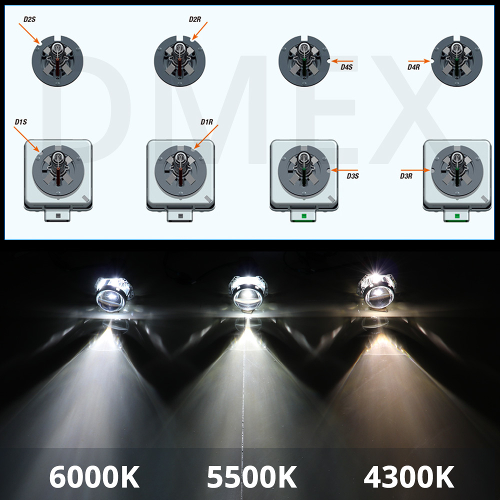 DMEX High Quality D2S Xenon Lamp Bulb D2S 35W HID Bulb