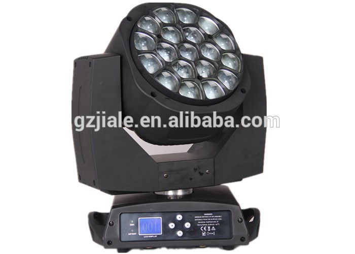 19pcs 12w RGBW 4in1 Led Bee eyes moving head Lights for stage decor