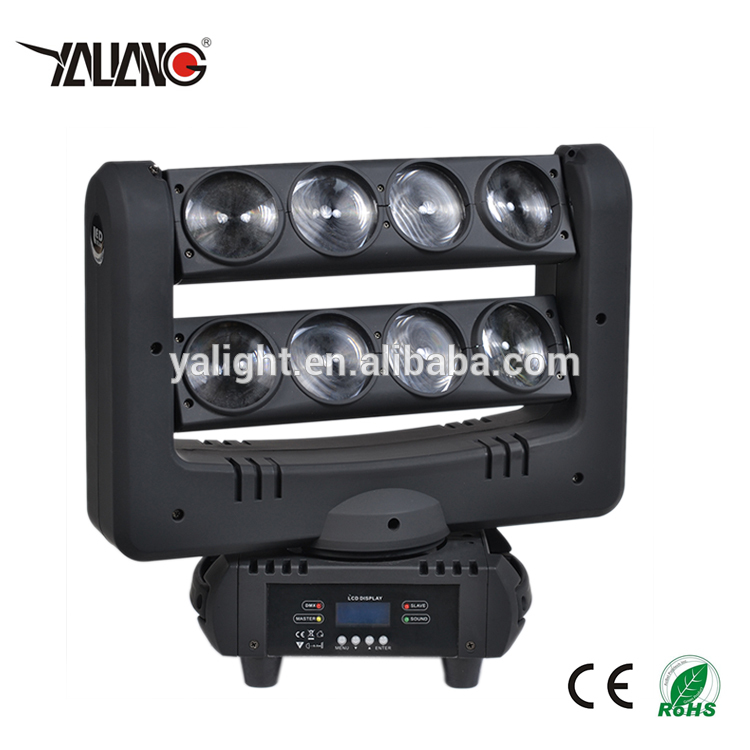 8 eyes 10w rgbw led spider beam light moving head spider light led stage  light