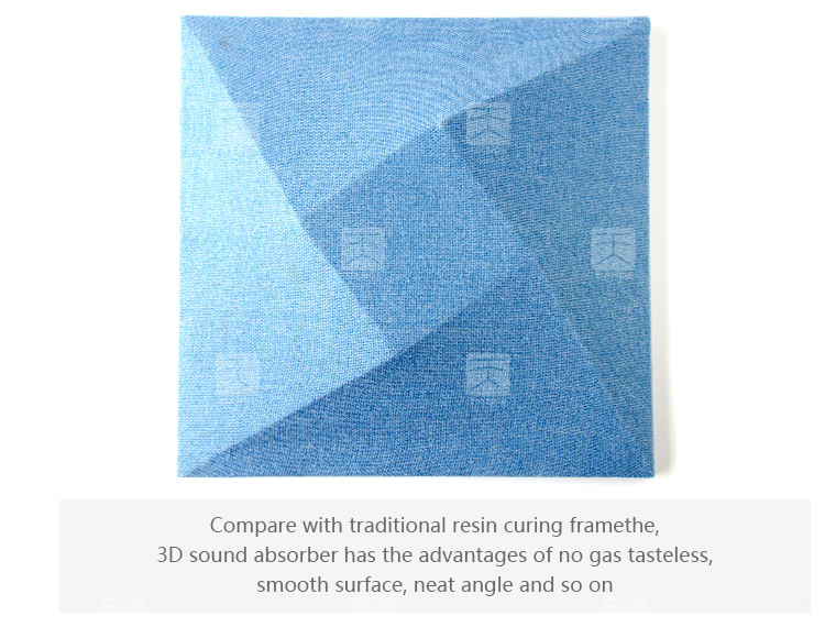 TianGe Decorative Eco-friendly Soundproof 3D Cubic Polyester Fiber Acoustic Panels