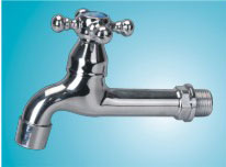 2017 new design plastic bibcock and chrome plated water tap in TK for russia ( BD-12)