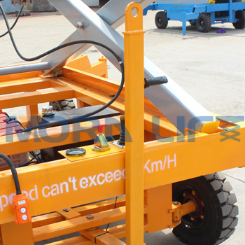 14m mobile portable hydraulic scissor lift